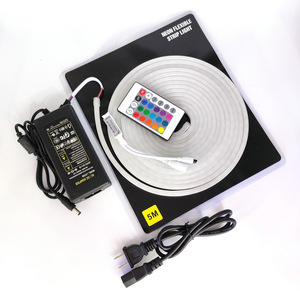Christmas RGB <strong>LED</strong> Neon Set With Controller Adapter 5meter/set Waterproof Color Changing Bendable <strong>LED</strong> Lighting Indoor Outdoor - Product Image 6