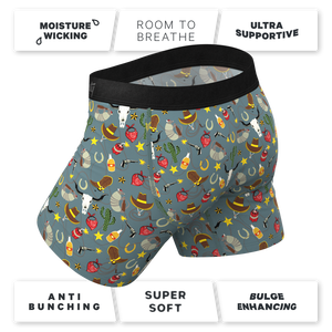 Bán Buôn Người Đàn Ông Của Sáng Tạo Cảnh Sát Trưởng Huy Hiệu Mô Hình Boxer Shorts Với Mở Fly Biểu Tượng Tùy Chỉnh Đồ Lót Thoáng Khí - Product Image 4