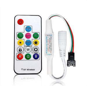 MINI Bunte HF-Fernbedienung DC 5-24V LED Pixel Strip Controller mit manuellem Schalter UCS1903 Kompatibel - Product Image 1