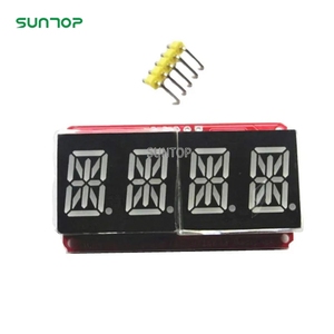 Display a LED rosso e arancione a 14 segmenti da 0.54 pollici con schermo a LED controllo I2C a 4 cifre - Product Image 2