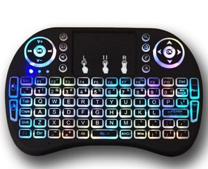 Teclado inalámbrico I8, miniteclado táctil inteligente de 2,4G, marquesina de retroiluminación de tres colores, 2,4 ghz, Usb 2,0, USB tipo C de escritorio - Product Image 3