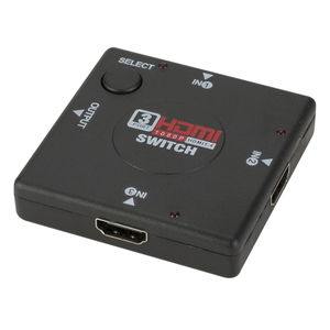 3 puertos Switch HDMI Splitter Switch sin control remoto 4K 3 en 1 Puerto de salida Hub Mini HDMI Switch Hub.
