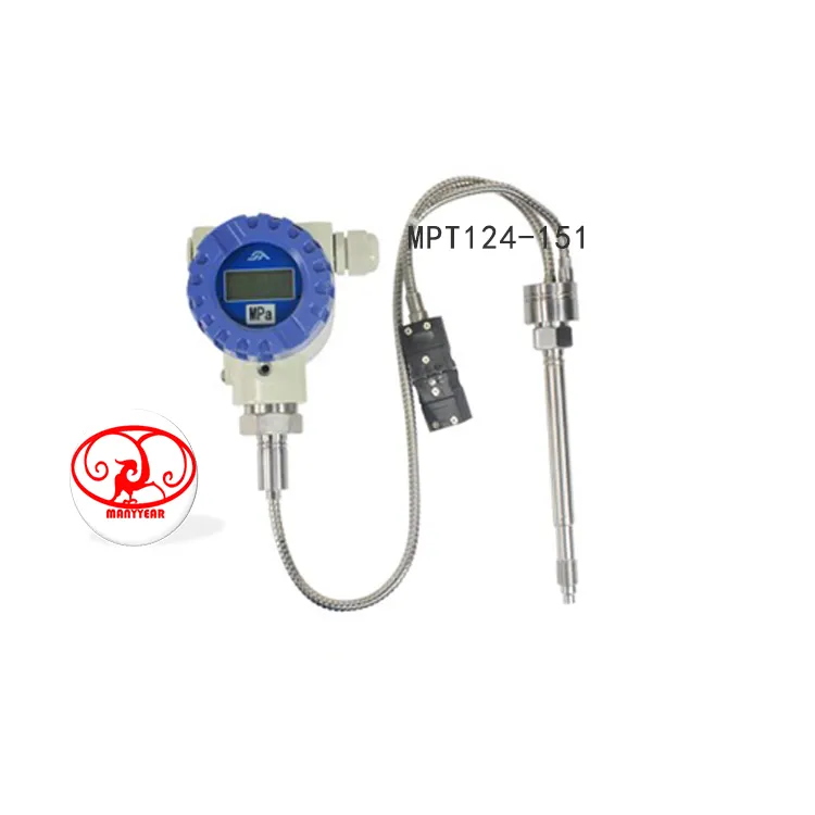 MPT124-151 digital display high temperature melt pressure transmitter with 400 centigrade