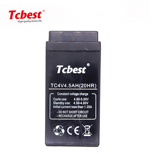 Tc4v <span class=keywords><strong>4</strong></span>.5ah סוללה נטענת <span class=keywords><strong>6v</strong></span> סוללה עופרת חומצה עבור מכשירי חשמל ביתיים אחסון אנרגיה סולארית גולף עגלות כלי חשמל