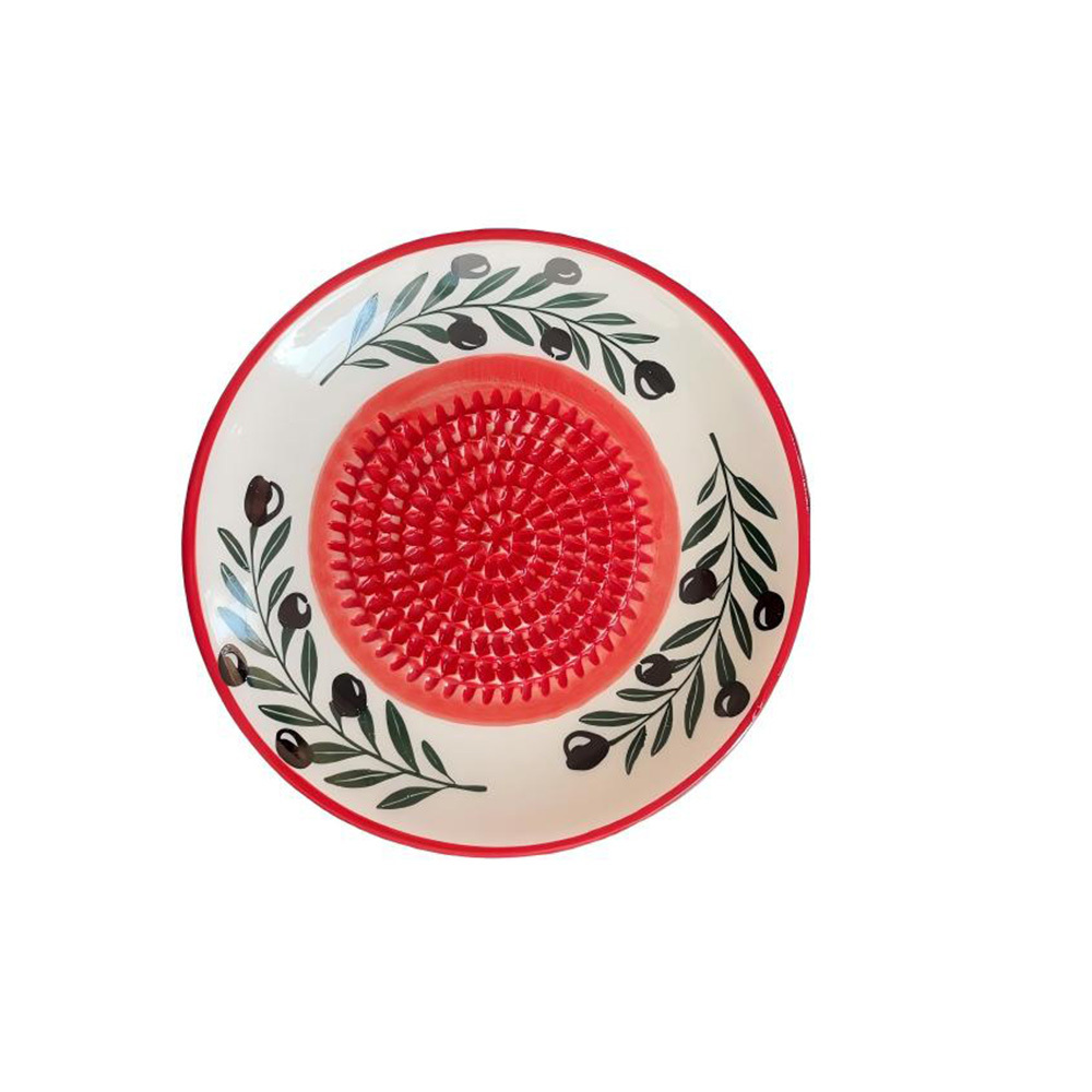 White with red