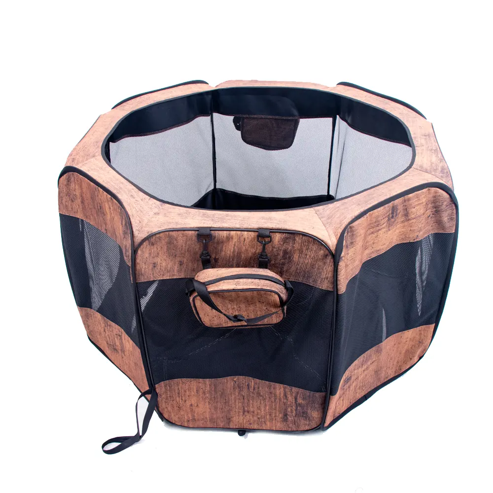 Portable Pet Carrier Dog House Playpen Cage Dog Easy Operation Square Animals Playpen