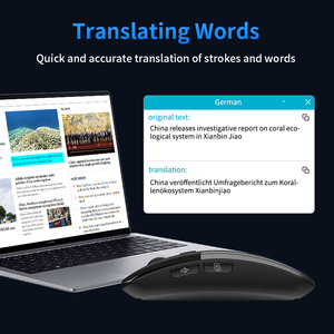Ratón de voz AI inalámbrico 112 idiomas traducción de entrada de voz Ratón de voz inteligente compatible con la creación de AI, dibujo AI PPT - Product Image 5