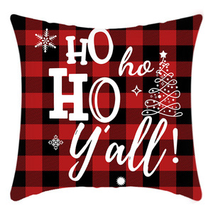 Tùy chỉnh in giáng sinh đệm bao gồm thả vận chuyển vuông Polyester sofa nhà gối trường hợp thả vận chuyển - Product Image 4