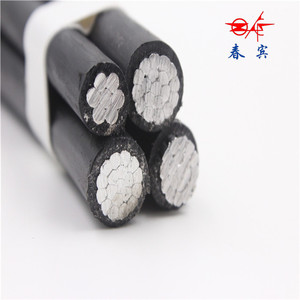 Low Voltage Twisted Cable 3*35+54.6+1*16mm2 Twisted <strong>Wire</strong> Alu 4x16 Twisted Abc Cable 2x35mm2 - Product Image 4
