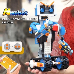 Global Drone 13063 Intelligent Humanoid <strong>Remote</strong> Control Multifunction App Control RC DIY Robot Toys Children Kid Gift VS R1 R2 <strong>R3</strong> - Product Image 5