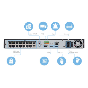 Hik-proconnect-caja de almacenamiento en la nube para vídeos, compatible con ANR (reposición de red automática), DS-6700NI-S
