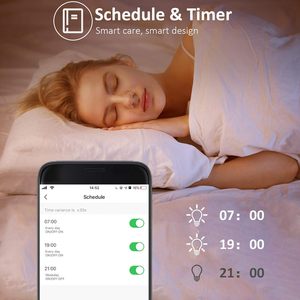 Tuya Smart Light Blubs 500LumLedカラー調整可能で調光可能で、Alexa Google Homeで動作します - Product Image 3