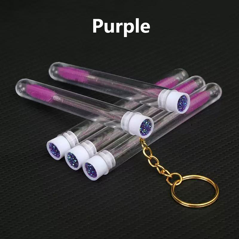 With a chain Crystal Purple