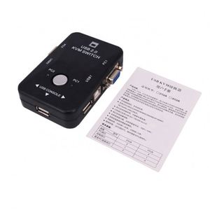 <strong>KVM</strong> <strong>Switch</strong> 2-port USB Manual VGA <strong>Switch</strong> USB2 in <strong>1</strong> Out <strong>KVM</strong> Computer <strong>Switch</strong> Signal
