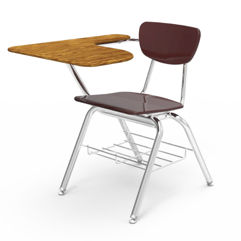 Sedia scolastica con tavoletta per scrivere 4