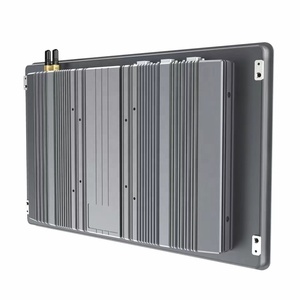 Nuevo diseño Industrial panel táctil integrado PC panel frontal impermeable IP67 con sistema win CE