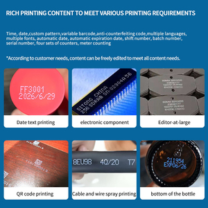 Di alta qualità CIJ macchina di codifica per il confezionamento alimentare on-line Batch stampante di codifica per PVC carta carta di etichette materiali - Product Image 5