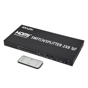 2X8 <strong>HDMI</strong> Splitter Full HD 4K 3D Video <strong>HDMI</strong> <strong>Switcher</strong> 2x8 Split <strong>2</strong> in <strong>8</strong> Out Dual Display for PS3 Xbox PC to HD TV Monitor Projector - Product Image 5