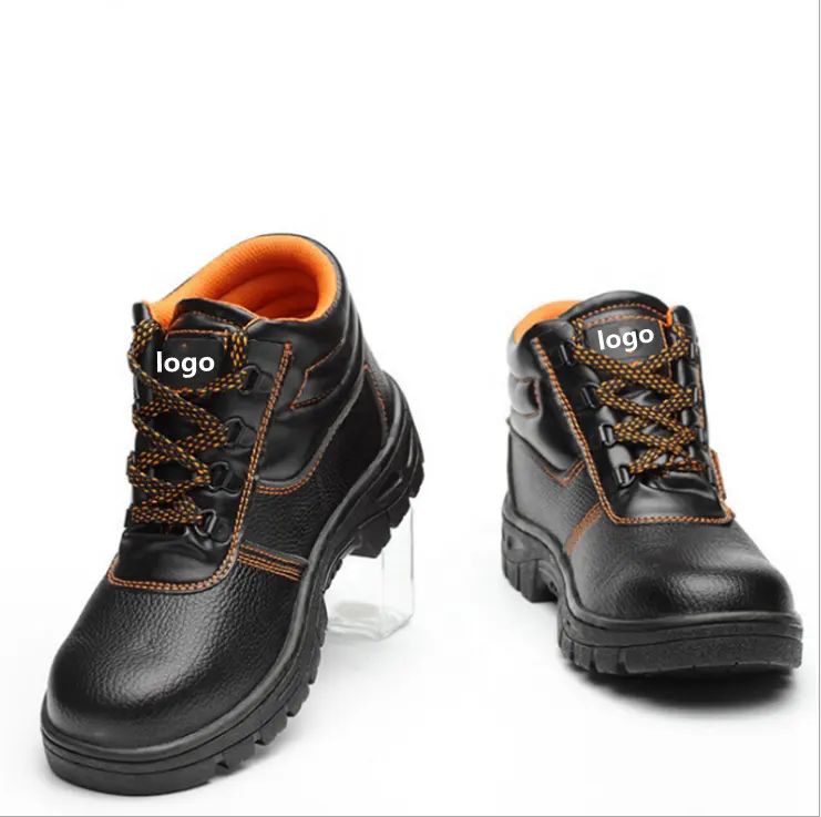 Chaussures de travail pour hommes bon marché chaussures de sécurité anti-chocs SBP résistantes à l'huile bottes