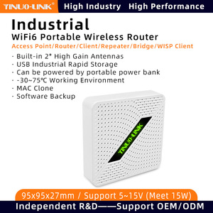 High Performance Portable WiFi 6 <strong>Router</strong> <strong>with</strong> Type-C for Home Use Featuring Firewall and VPN Functions WEP Encryption - Product Image 2