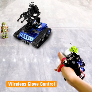 Hiwonder Tankbot traccia auto Robot caricato con braccio robotico per la programmazione STM32 - Product Image 4