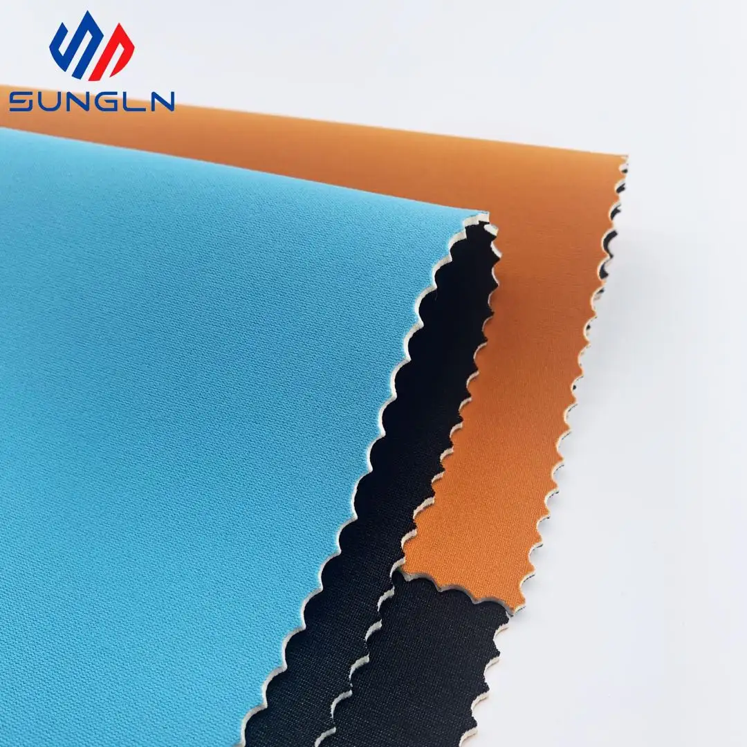 Eco-friendly Windproof Recycled 2mm Neoprene Rubber polyester Fabric