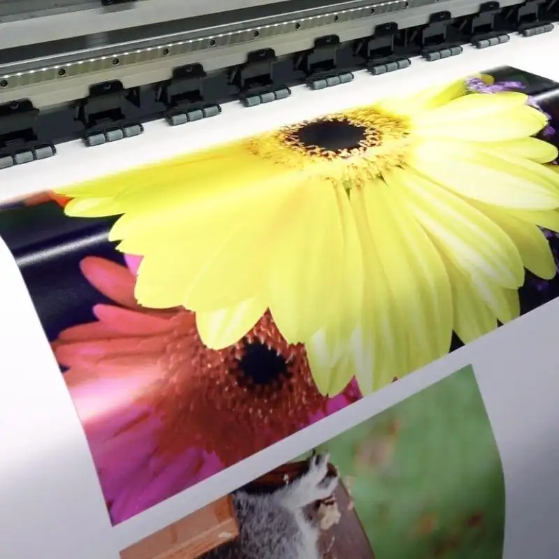 Chinese manufacturing Custom 120g/140g pvc self adhesive vinyl sticker printable pvc film roll