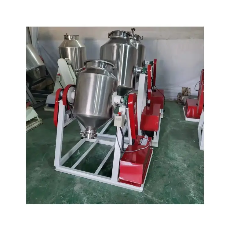 Máquina mezcladora de alimentos en polvo de gran capacidad para café cacao en polvo/Curry/polvo de hornear/mezclador de tambor de acero inoxidable