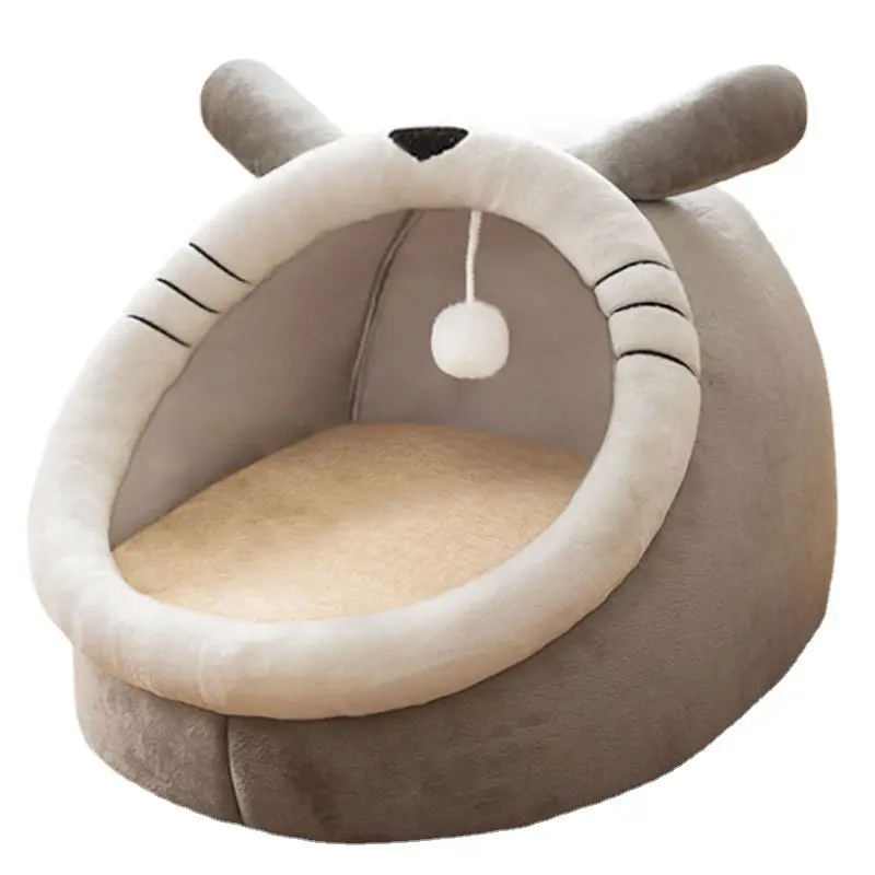 Coprisedile per grotta per gatti tessuto organico Premium fondo antiscivolo accogliente morbido ipoallergenico peluche ortopedico per animali domestici