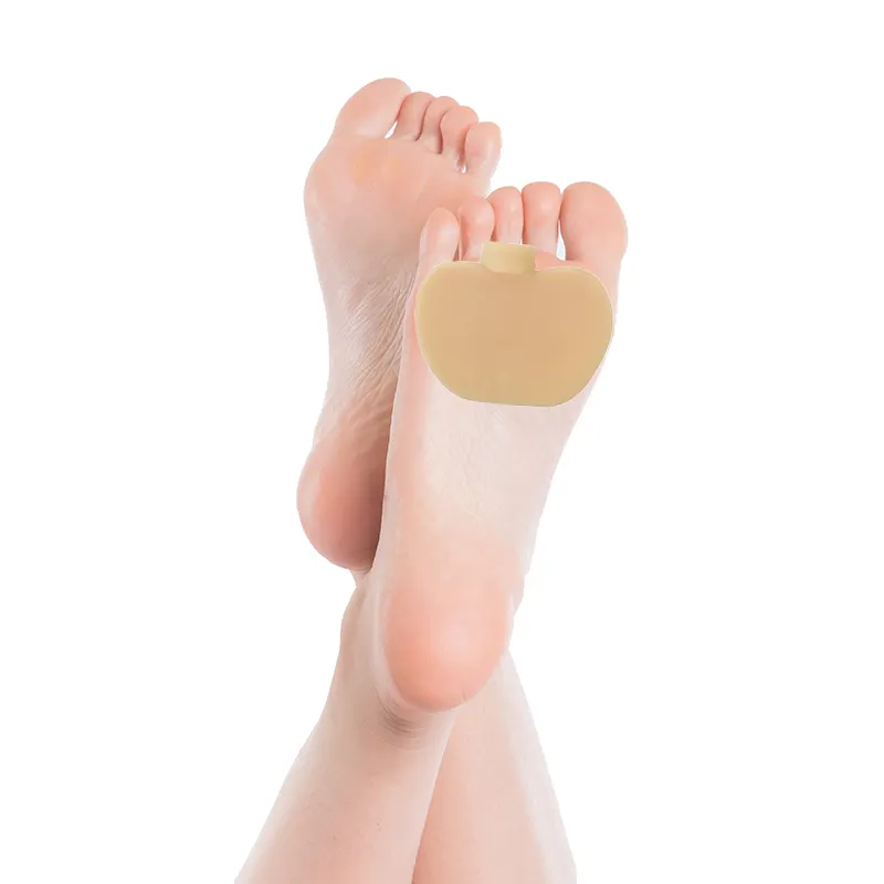 Bantalan kaki Metatarsal sol kaki silikon dengan Loop kaki untuk membantu Sesamoiditis & Morton Neuroma untuk pelari penari hak tinggi