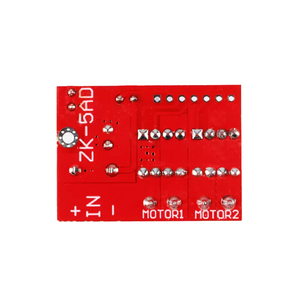 Módulo de accionamiento de motor de CC dual 5A con control remoto para relé de control de velocidad PWM hacia adelante y hacia atrás ZK-5AD - Product Image 3