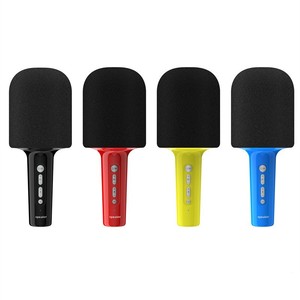 Mini inalámbrico portátil para altavoz Bluetooth para uso en exteriores con micrófono de Karaoke para audio de computadora y teléfono móvil