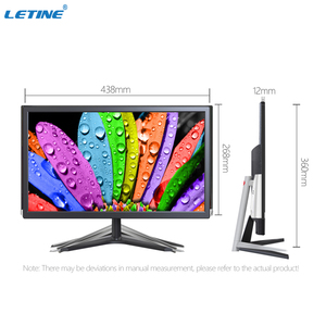 Monitor LED enmarcado de 19 pulgadas barato de alta calidad 60Hz Monitor de computadora de PC de escritorio de trabajo en casa - Product Image 5
