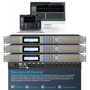 Profesional dp448 4ch enrutamiento libre personalizar software de control altavoz DSP Procesador de audio - Product Image 5