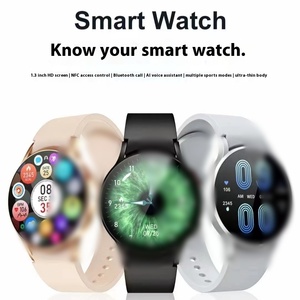 2025 Galaxy Watch7 yuvarlak AMOLED ekran Smartwatch için silikon bant ile 1:1 Boot Logo IOS işletim sistemi Watch6 arkadaşı - Product Image 4