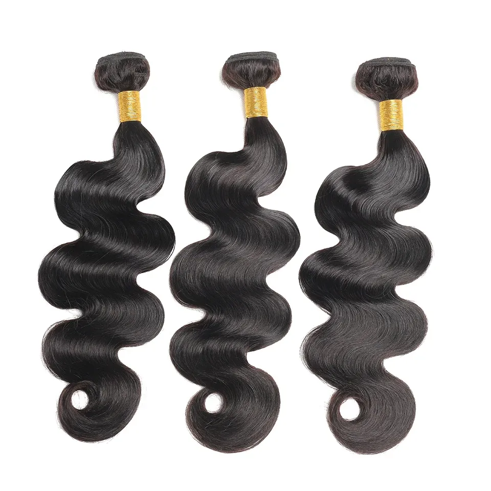 12A Brazilian Body Wave Haar bündel 1/2/Stück Natürliche Farbe Virgin Human Hair Weave Großhandels preis für schwarze Frauen