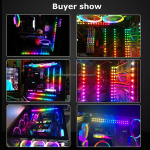 Adressierbare digitale RGB-Computer gehäuse leuchte SK6812 ARGB PC Motherboard LED-Licht leiste 5V Voll farbbereich 3Pin 10 20 30 40 50cm