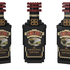 Thiết kế chuyên nghiệp Baileys khối xây dựng thiết lập các chai hình dạng của ly rượu vang Baileys Whisky khối xây dựng thiết lập - Product Image 1
