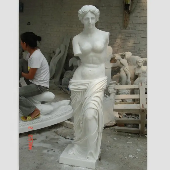 Figura de mármore grego famoso nude estátua homem e mulher