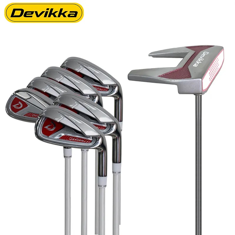 Devikka Atacado Titanium Driver Madeira Aço Ferro Putter Eixo De Grafite Senhoras Clubes De Golfe Conjunto Completo para As Mulheres