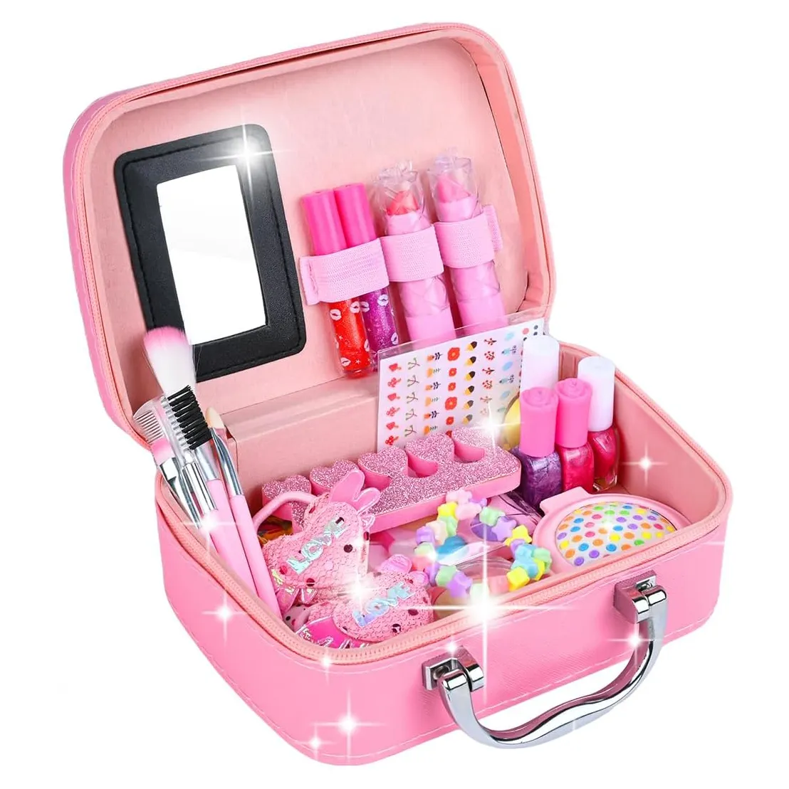 Kit trucco per bambini giocattolo per il trucco lavabile per il bambino sicuro e non tossico per il trucco per bambini, set di Kit regalo per la creatività