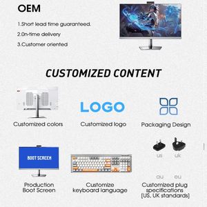 Computadoras todo en uno Gaming Desktop Business Office Análisis DE DATOS Dispositivo eléctrico Equipo industrial con pantalla HD grande - Product Image 3
