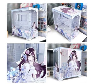 Valkyrie Vk03ディスプレイ画面アニメをテーマにしたコンピュータサポート360 Atxコンピュータケース & タワーゲームテーマカスタム強化シャーシ - Product Image 1