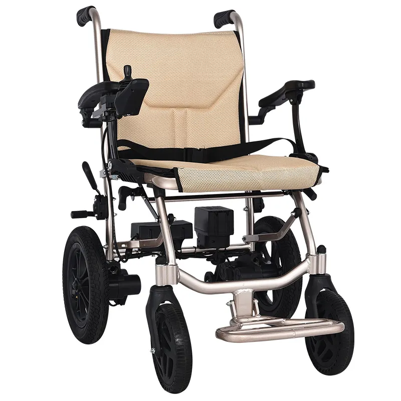 כיסא גלגלים חשמלי 2024 24v 12ah כיסא גלגלים חשמלי מתקפל קל משקל