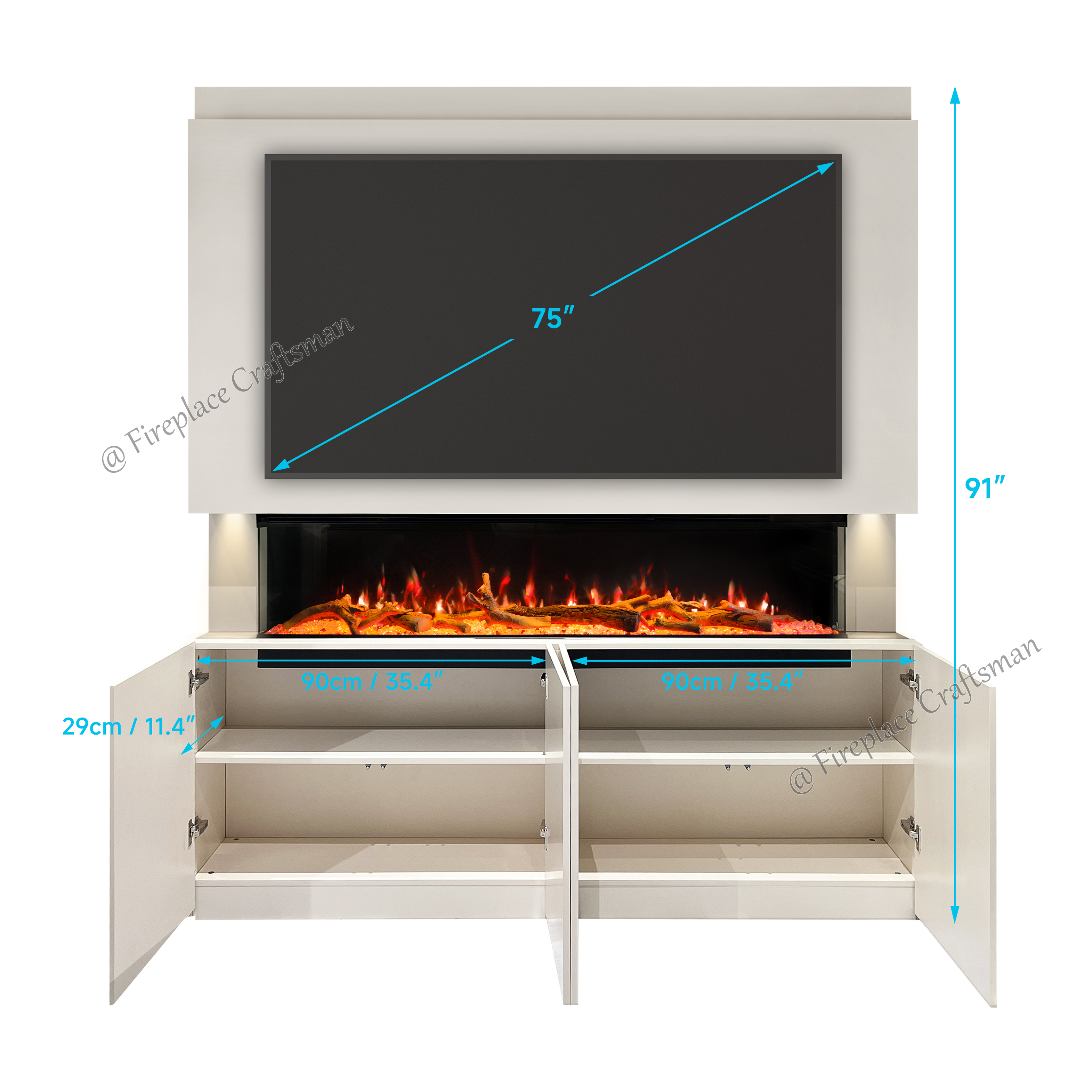 Parete Multimediale (con Luce)