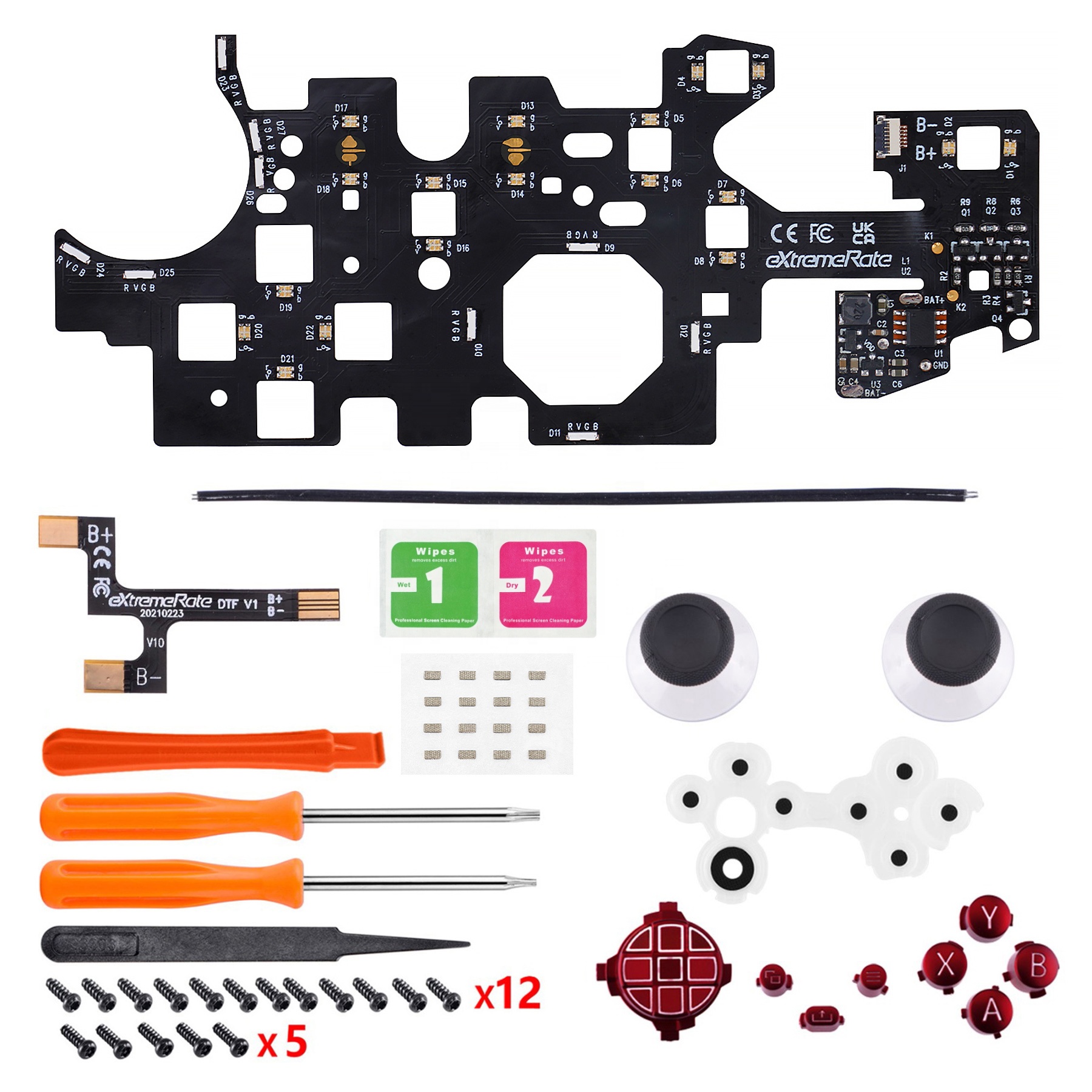 สีแดงสการ์เล็ต X3LED05M3
