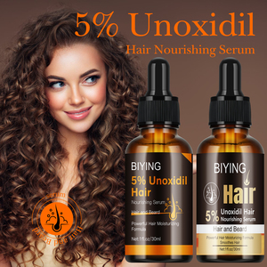 Özel etiket organik doğal saç dökülmesini önlemek besleyici saç büyüme 5% Unoxidil saç besleyici Serum adam ve kadınlar için - Product Image 5