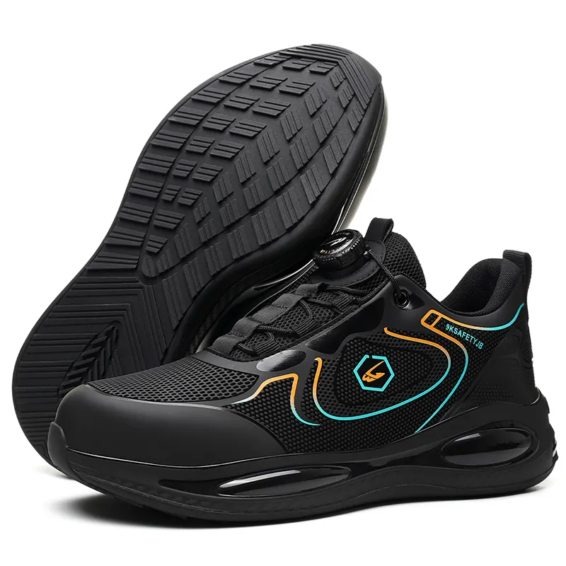 Zapatos DE TRABAJO protectores antideslizantes de seguridad con punta de acero para hombre, resistentes al agua, ligeros, antigolpes, para las cuatro estaciones