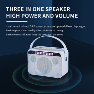 Wireless Blueteeth Microphone with Remote <strong>Control</strong> <strong>Portable</strong> Handheld Speaker Karaoke Machine Style for Kids Colorful LED Light - Product Image 3