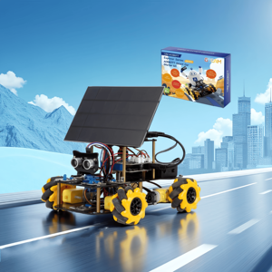 DIY ESP32 Robot çevre güneş enerjisi projesi araba çocuklar için eğitim Arduino öğrenme kiti kök elektronik programlama için
